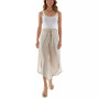 Juniors' Tie-Front Gauze Cropped Pants