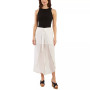Juniors' Tie-Front Gauze Cropped Pants