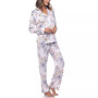 Women's Long Sleeve Floral Pajama Set, 2-Piece