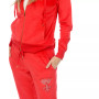 Rhinestone Velour Tracksuit 2 Piece Set