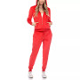 Rhinestone Velour Tracksuit 2 Piece Set