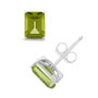 Peridot (3-3/8 ct. t.w.) Stud Earrings in 14K White Gold