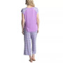 Women's Twinning 2-Pc. Short Sleeve & Capri Pajama Set