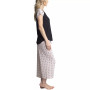 Women's Twinning 2-Pc. Short Sleeve & Capri Pajama Set