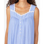 Daisy-Chain-Lace Striped Nightgown