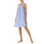 Daisy-Chain-Lace Striped Nightgown