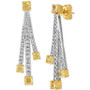Couture® Sunny Yellow Diamond (1-1/2 ct. t.w.) & Vanilla Diamond (5/8 ct. t.w.) Drop Earrings in Platinum & 14k Gold