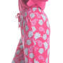 Women's 3/4 Sleeve Top & Boot-Cut Pajama Pants Set