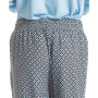 Women's 3/4 Sleeve Top & Boot-Cut Pajama Pants Set