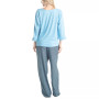 Women's 3/4 Sleeve Top & Boot-Cut Pajama Pants Set