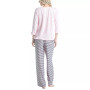 Women's 3/4 Sleeve Top & Boot-Cut Pajama Pants Set