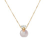 Rose Quartz Perfume Jewelry Bottle 20"-24" Pendant Necklace (10 ct. t.w.) in 14K Rose Gold-Plated Silver