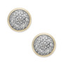 Diamond Accent Stud Earrings in 14k Gold