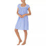 Women's Cotton Embellished Cap-Sleeve Nightgown