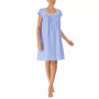 Women's Cotton Embellished Cap-Sleeve Nightgown