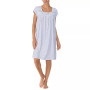 Women's Cotton Embellished Cap-Sleeve Nightgown