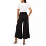 Women's Challis Smocked-Waist Wide-Leg Pants