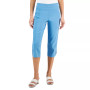 Petite Crisscross-Hem Capri Pants, Created for Macy's