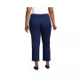 School Uniform Women's Plus Size Mid Rise Pull On Knockabout Chino Crop Pants
