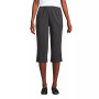 Women's Sport Knit High Rise Elastic Waist Pull On Capri Pants