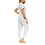Women's V-neck Tee with Joggers, 2 Pieces