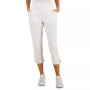 Petite Mid-Rise Split-Hem Capri Pants, Created for Macy's