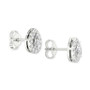 Diamond Pear-Cut Halo Stud Earrings (3/4 ct. t.w.) in 14k White Gold