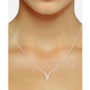 Diamond Fancy 18" Statement Necklace (1/5 ct. t.w.) in Sterling Silver