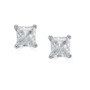 Diamond Princess Cut Stud Earrings (1 ct. t.w.) in 14K White Gold