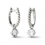 Moissanite Beaded Drop Earrings 1 ct. t.w. Diamond Equivalent in 14k Gold