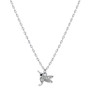 Cubic Zirconia Hummingbird Pendant Necklace in Sterling Silver, 16" + 2" extender, Created for Macy's