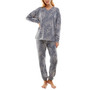 Women's Butterknit Printed Pajamas Set
