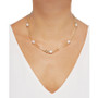 Cultured Freshwater Pearl (9 x 7mm) Paperclip Link 17" Statement Necklace in 14k Gold-Plated Sterling Silver