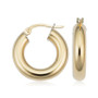 Everything Bold Hoops (4 X 10mm) In 18K Yellow Gold
