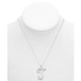 Diamond T Initial 18" Pendant Necklace (1/10 ct. t.w.) in Sterling Silver