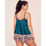 Lainey Women's Plus-Size Pajama Camisole & Short Pajama Set