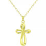 Infinity Cross Pendant Necklace, 16" + 2" extender, Created for Macy's