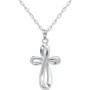 Infinity Cross Pendant Necklace, 16" + 2" extender, Created for Macy's