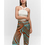 Women's Satin Printed Pants