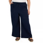 Plus Size Crinkled Wide-Leg Pants, Created for Macy's