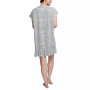 Women's Flounce-Hem Lounge Dress