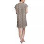 Women's Flounce-Hem Lounge Dress