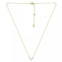 Cubic Zirconia Mini-Chevron 16" Pendant Necklace, Created for Macy's