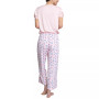 Solid Top & Printed Pants Pajama Set