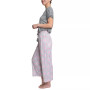 Solid Top & Printed Pants Pajama Set