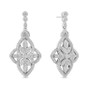 Diamond (1/2 ct. t.w.) Vintage Earrings in Sterling Silver