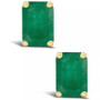 Ruby (1-3/8 ct. t.w.) Stud Earrings in 14k Yellow Gold (Also in Emerald)