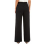 Crepe Draped-Front Wide-Leg Pants