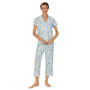 Women's Floral Capri Pajamas Set