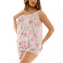 Women's 2-Pc. Printed Ruffled Short Pajamas Set